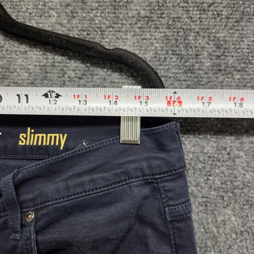 7 For All Mankind Slimmy Jeans Men 32x29 Navy Blue Luxe Performance Denim Casual